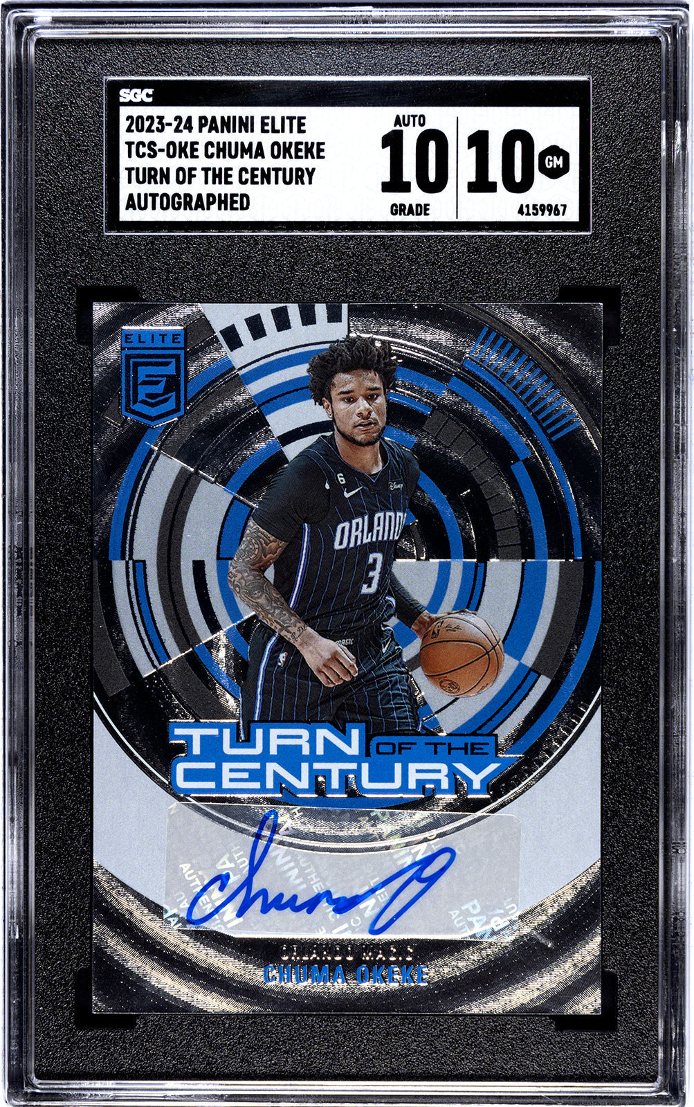 2023-24 Chuma Okeke Panini Elite - SGC 10