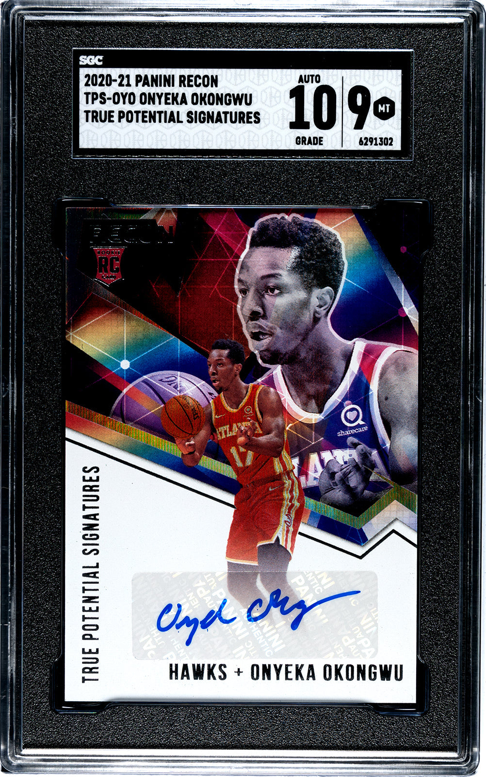 2016-17 Mutombo Panini Aficionado - SGC 8-Auto-10