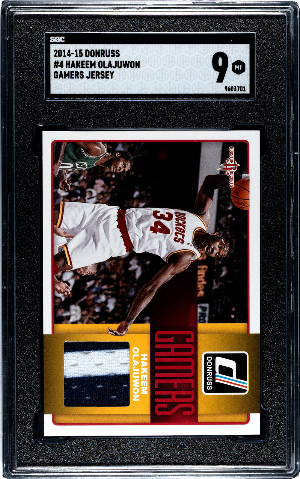 2014-15 Hakeem Olajuwon Donruss 4 - SGC 9