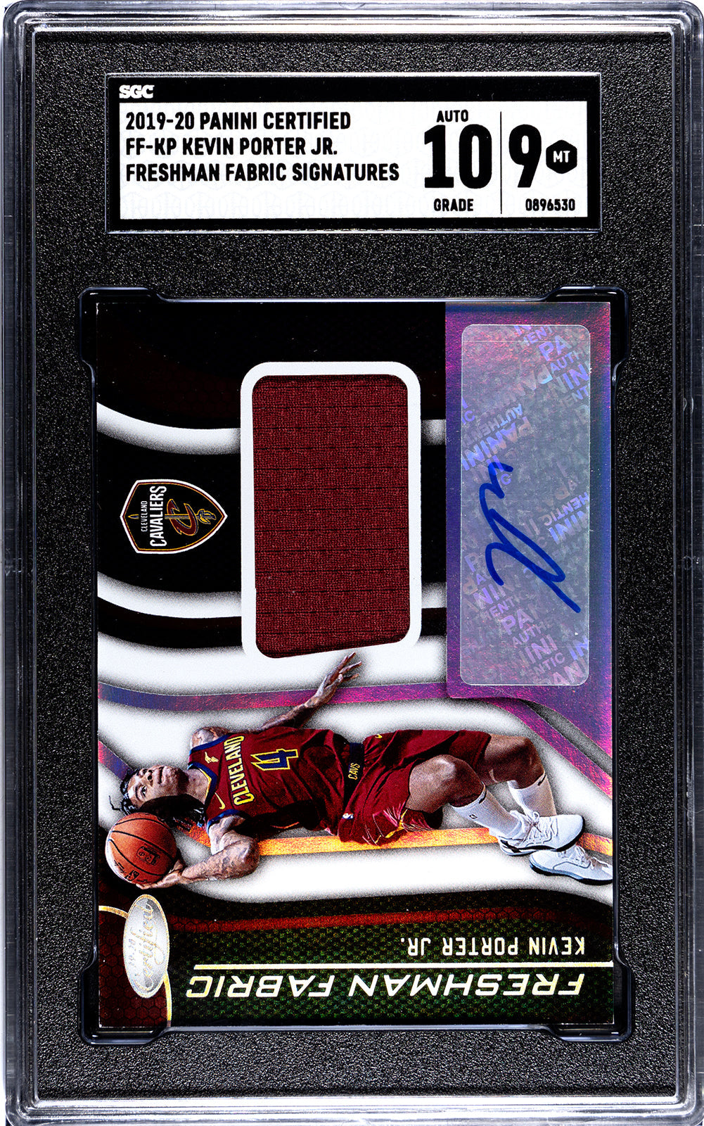 Kevin Porter Panini Certified - SGC 9-Auto-10