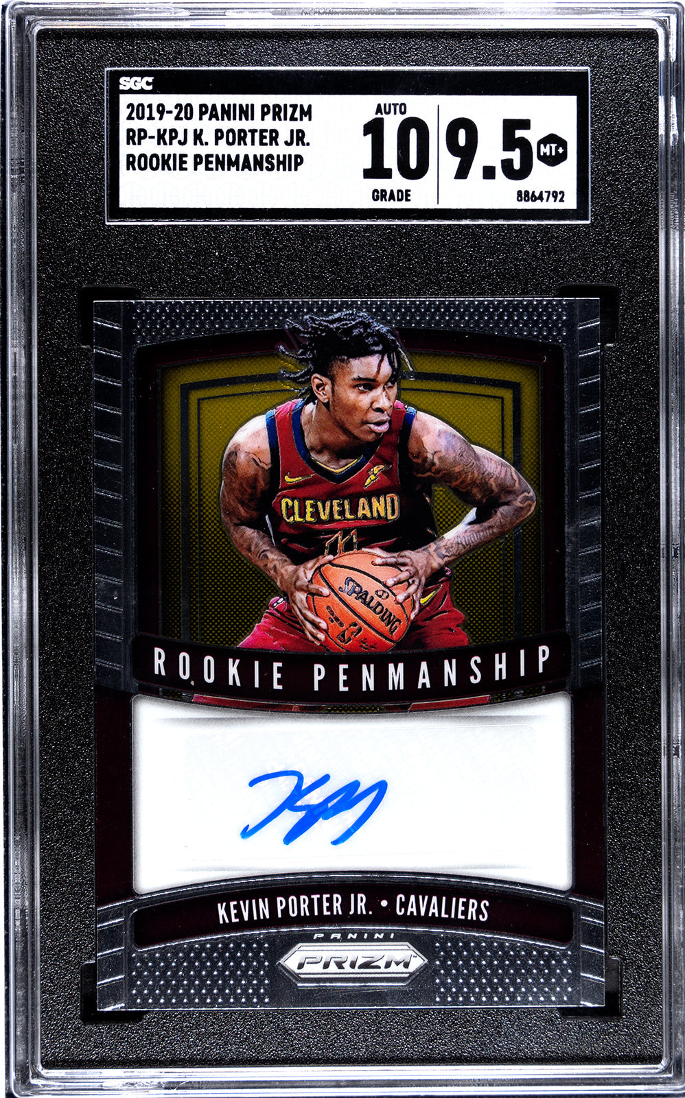 2019-20 Porter Panini Prizm - SGC 9pt5-Auto-10