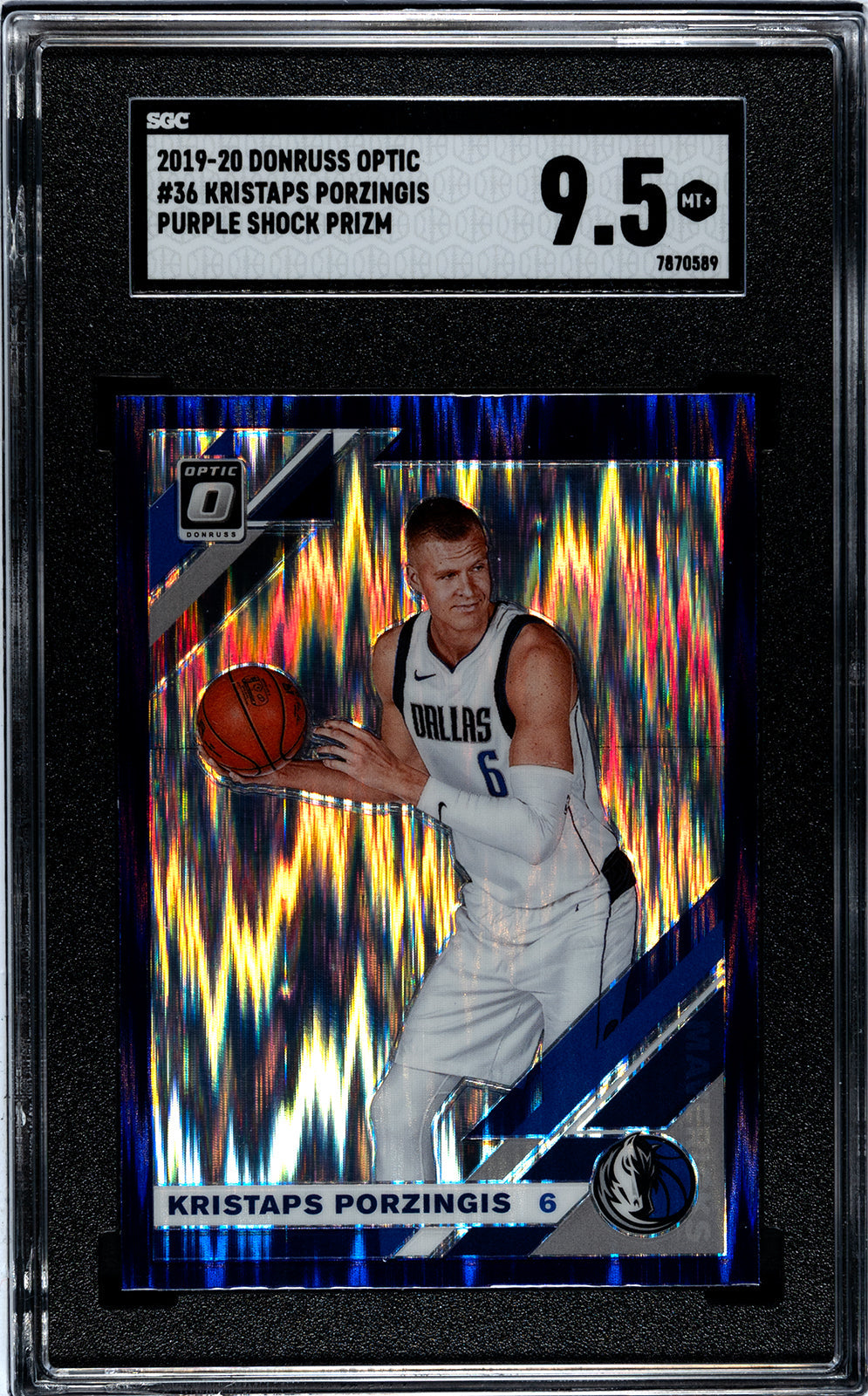 2019-20 Porzingis Donruss Optic - SGC 9pt5