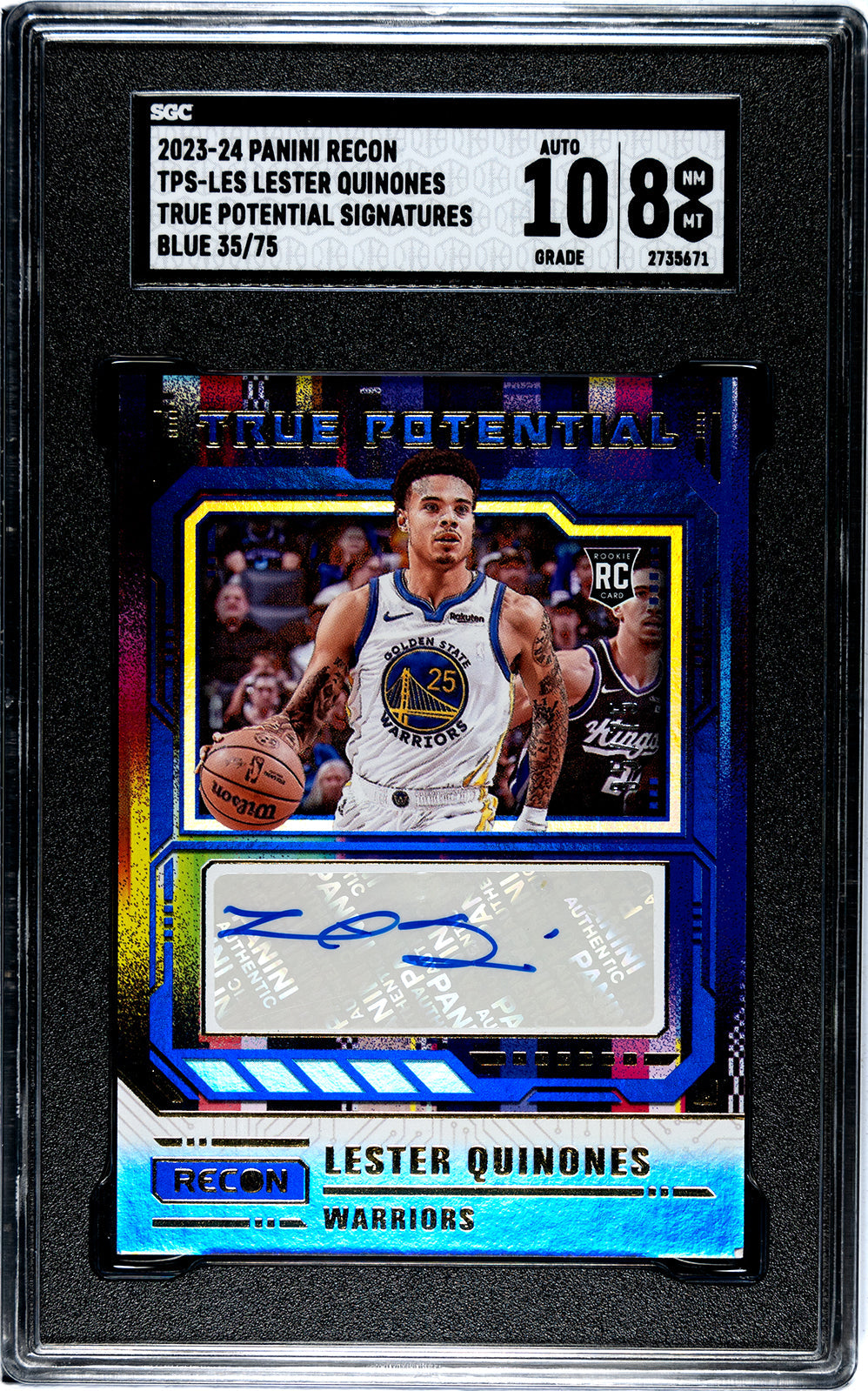 2021-22 Preston Panini Mosaic - SGC 10-Auto-10