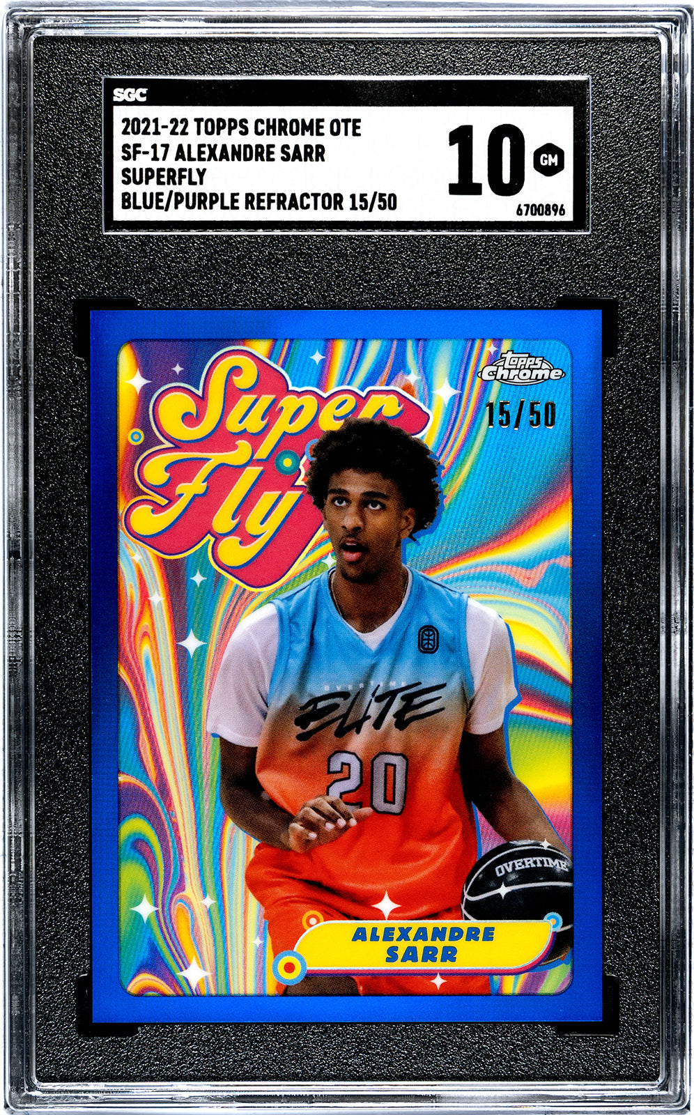 2021-22 Sarr Topps Chrome - SGC 10