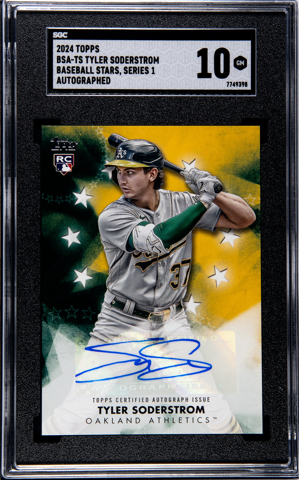 2022-23 Daniels Panini Recon - SGC 9-Auto-10