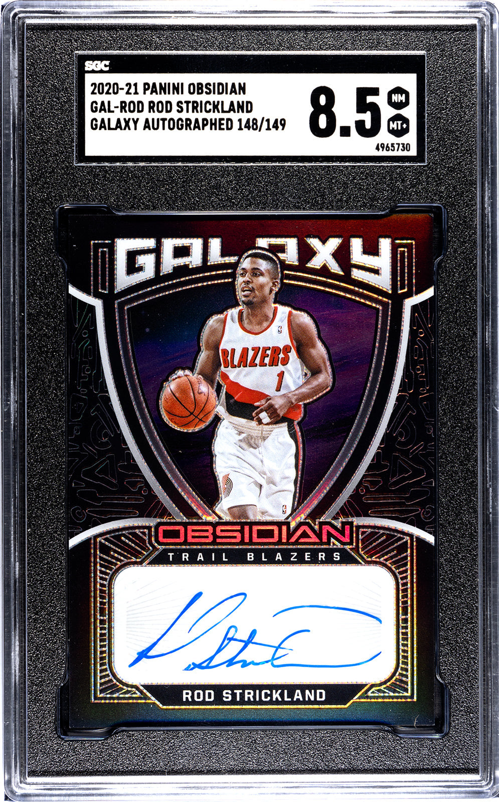 2020-21 Strickland Panini Obsidian - SGC 8.5