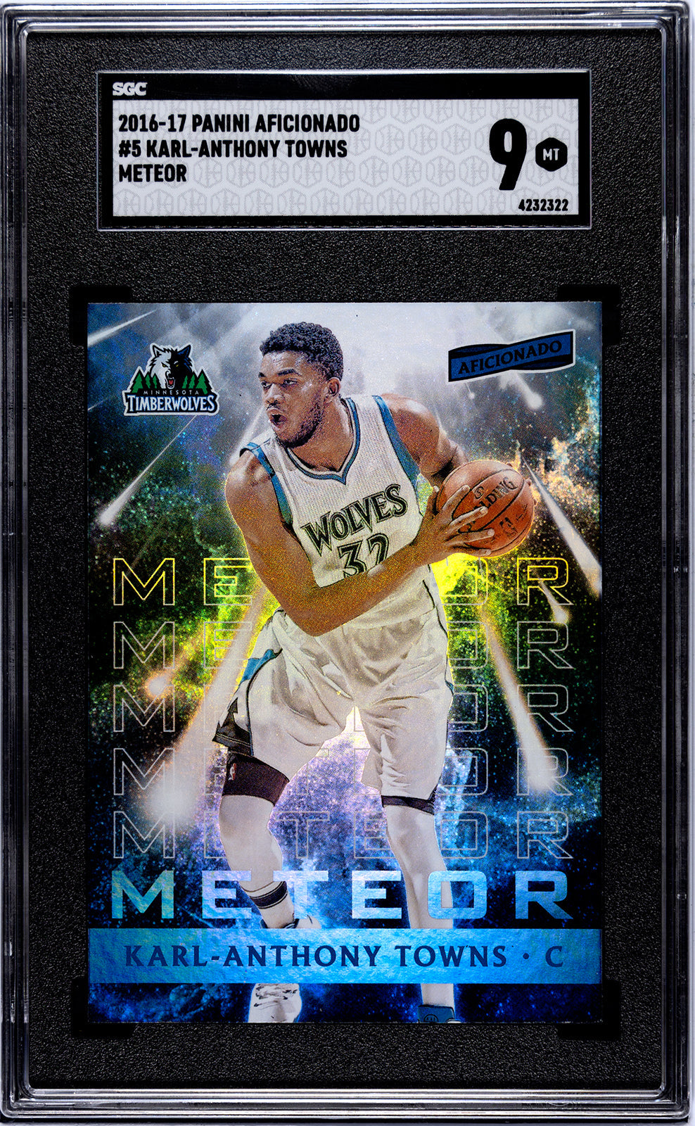 2016-17 Towns Panini Aficionado - SGC 9