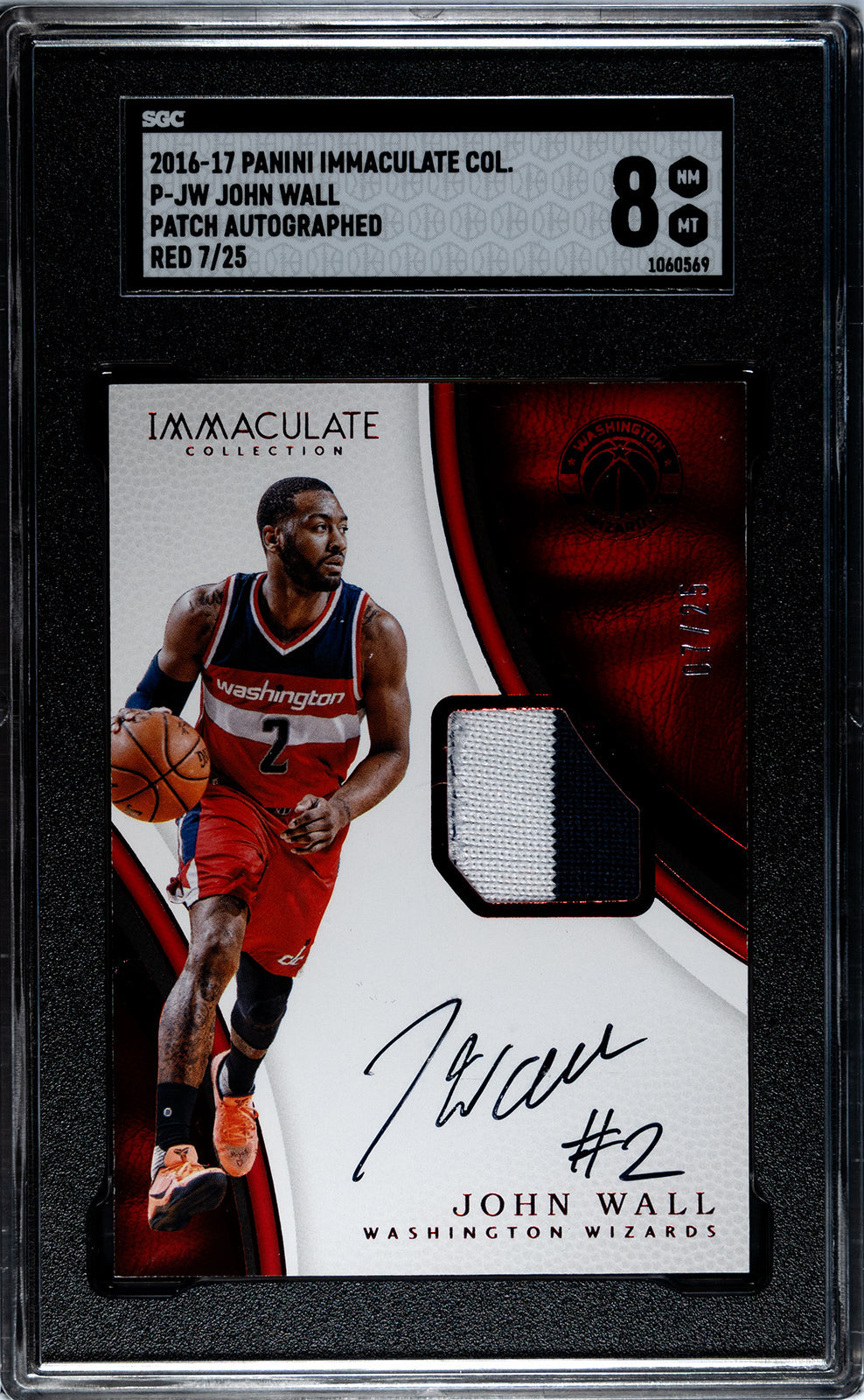 2016-17 Wall Panini Immaculate - SGC 8