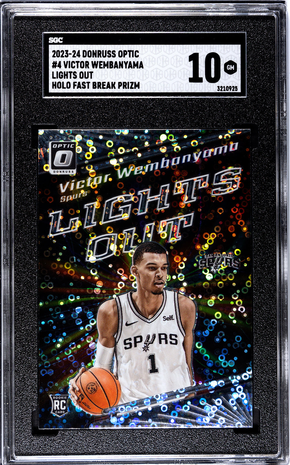 2023-24 Wembanyama Donruss Optic - SGC 10