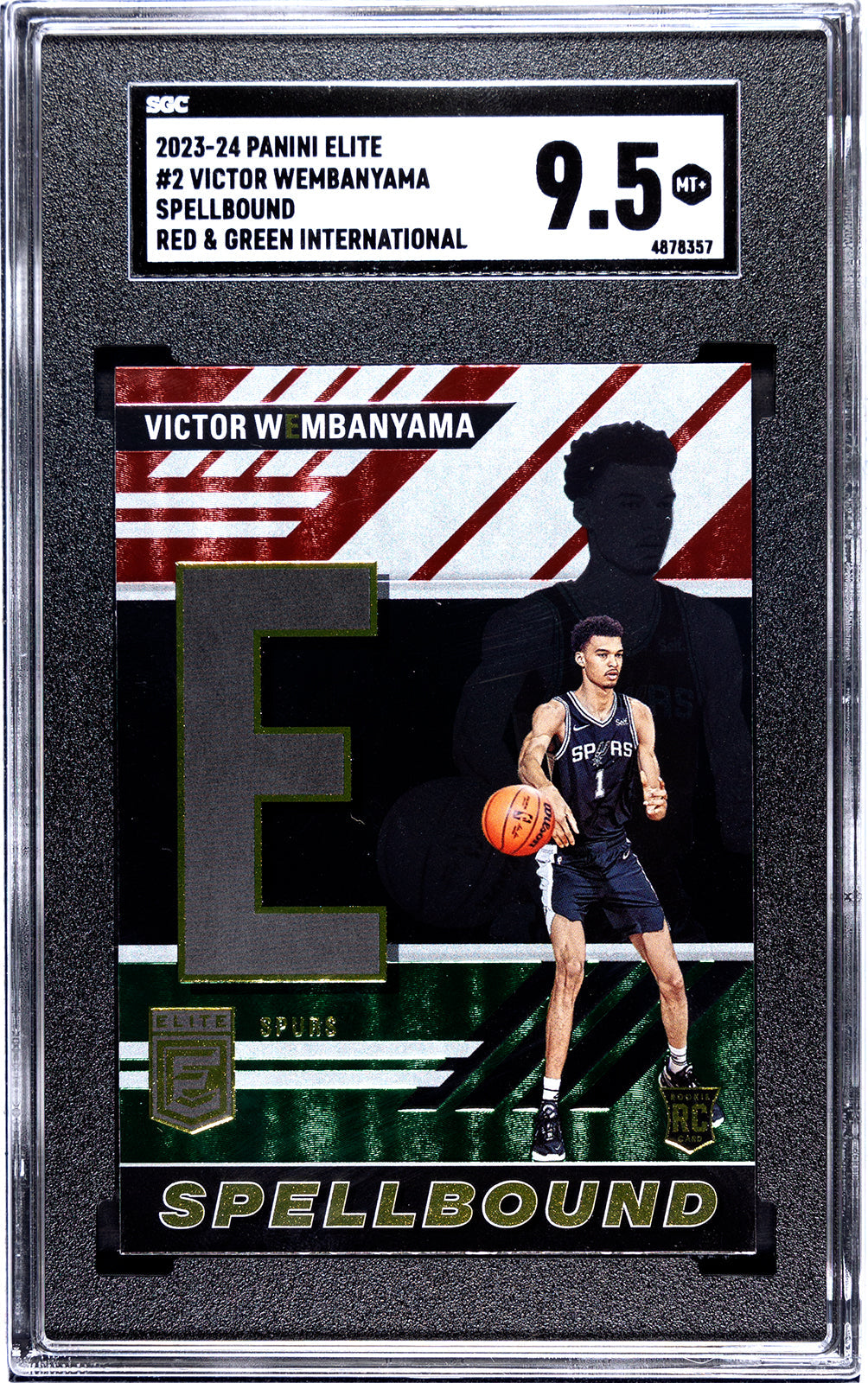 2023-24 Wembanyama Panini Elite - SGC 9pt5
