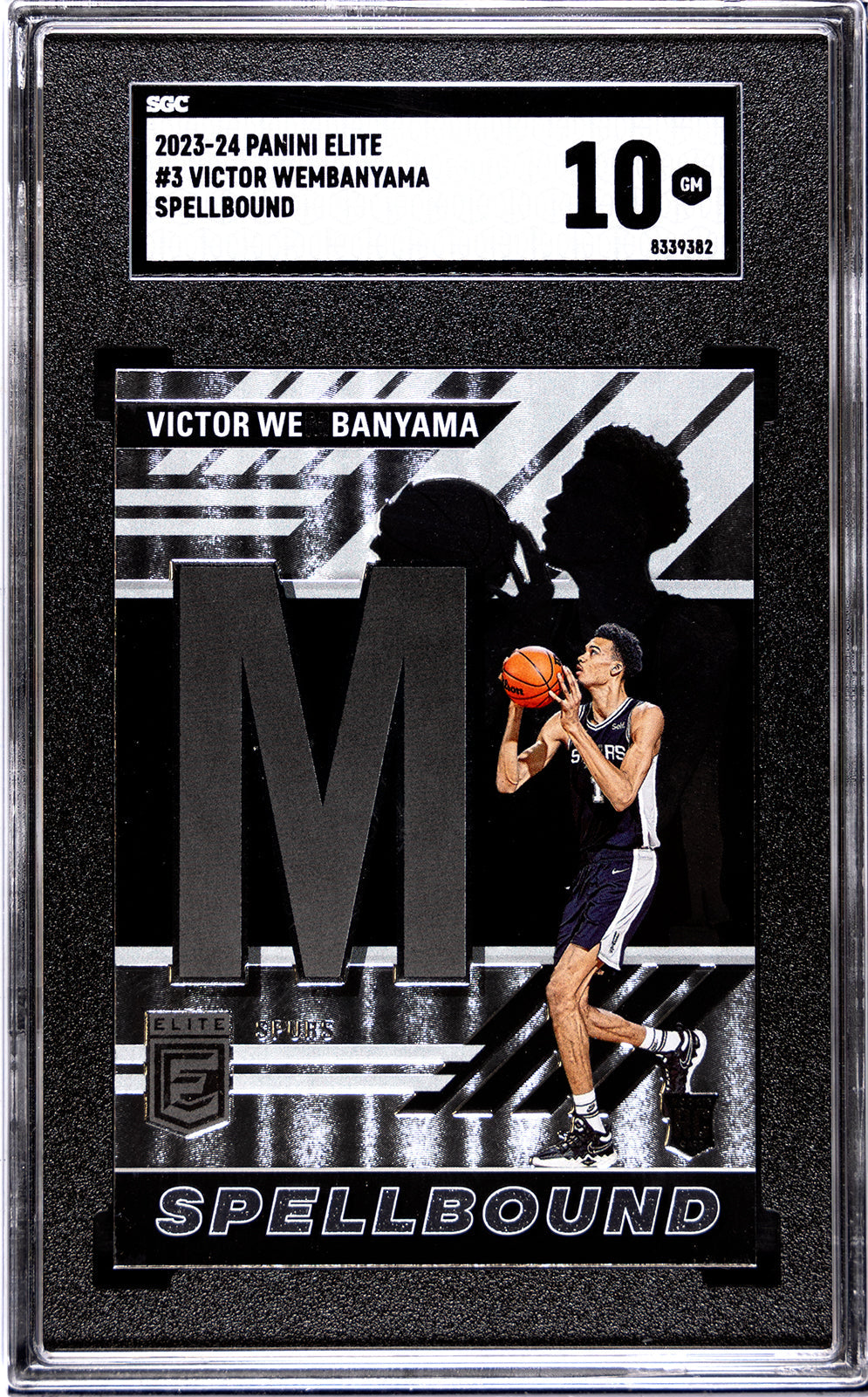 2023-24 Wembanyama Panini Elite - SGC 10