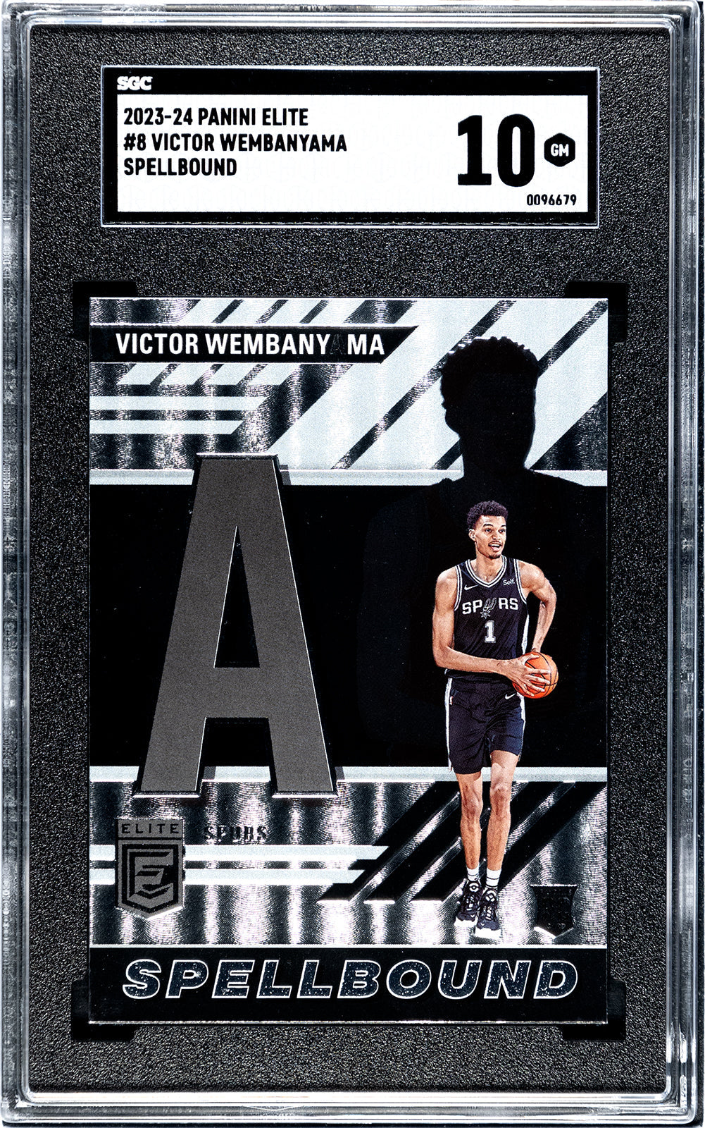 2023-24 Wembanyama Panini Elite - SGC 10