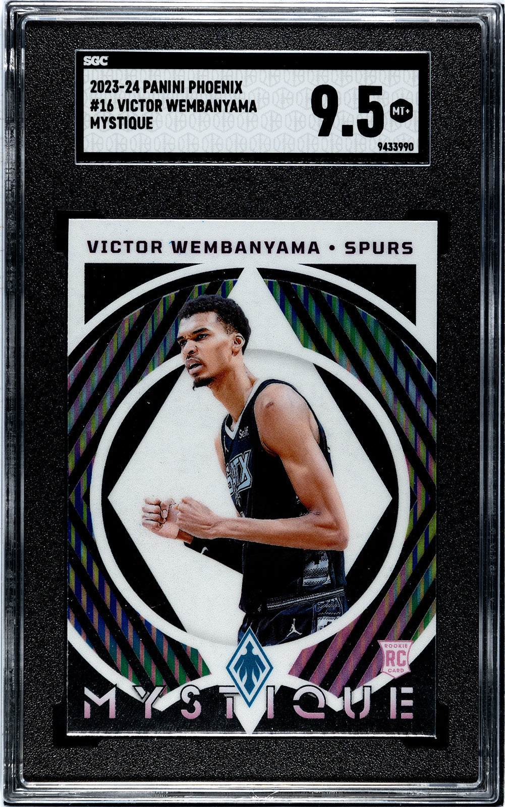 2023-24 Wembanyama Panini Phoenix - SGC 9.5