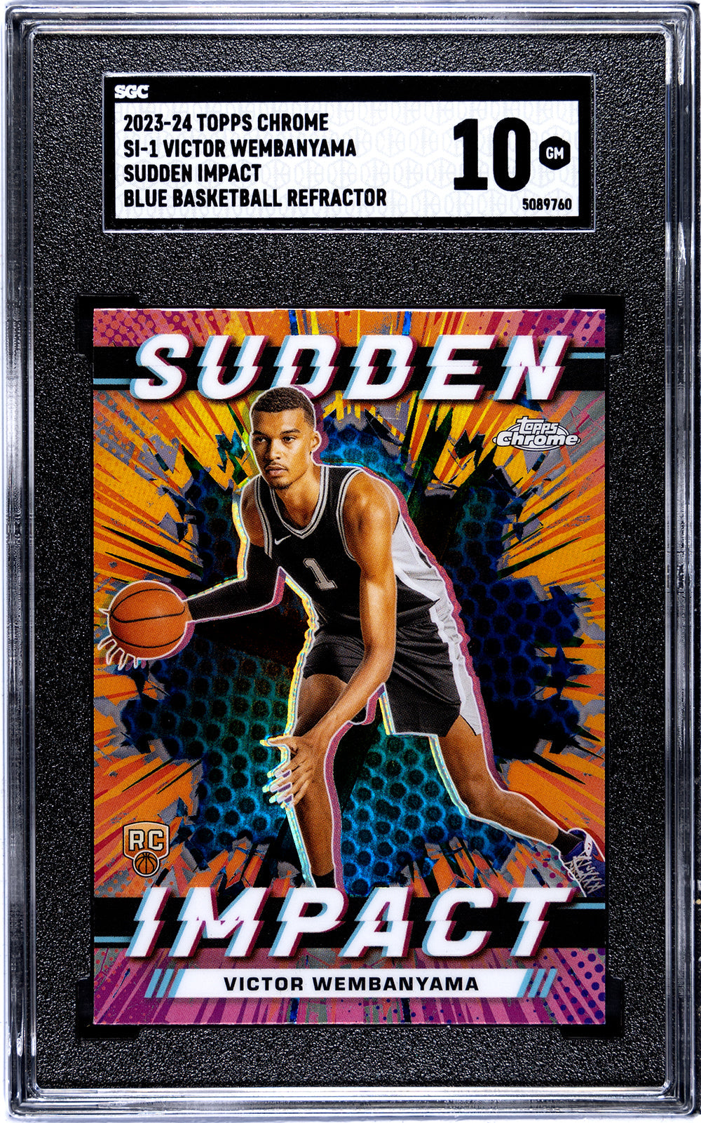2023-24 Wembanyama Topps Chrome - SGC 10