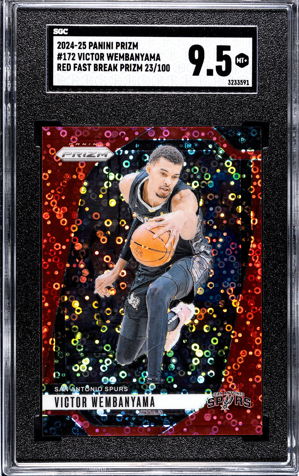 2024-25 Wembanyama Panini Prizm - SGC 9pt5