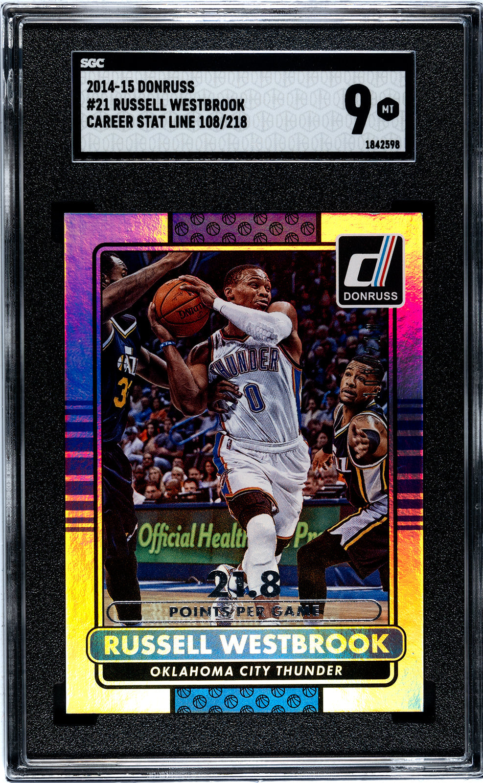 2014-15 Westbrook Donruss 21 - SGC 9