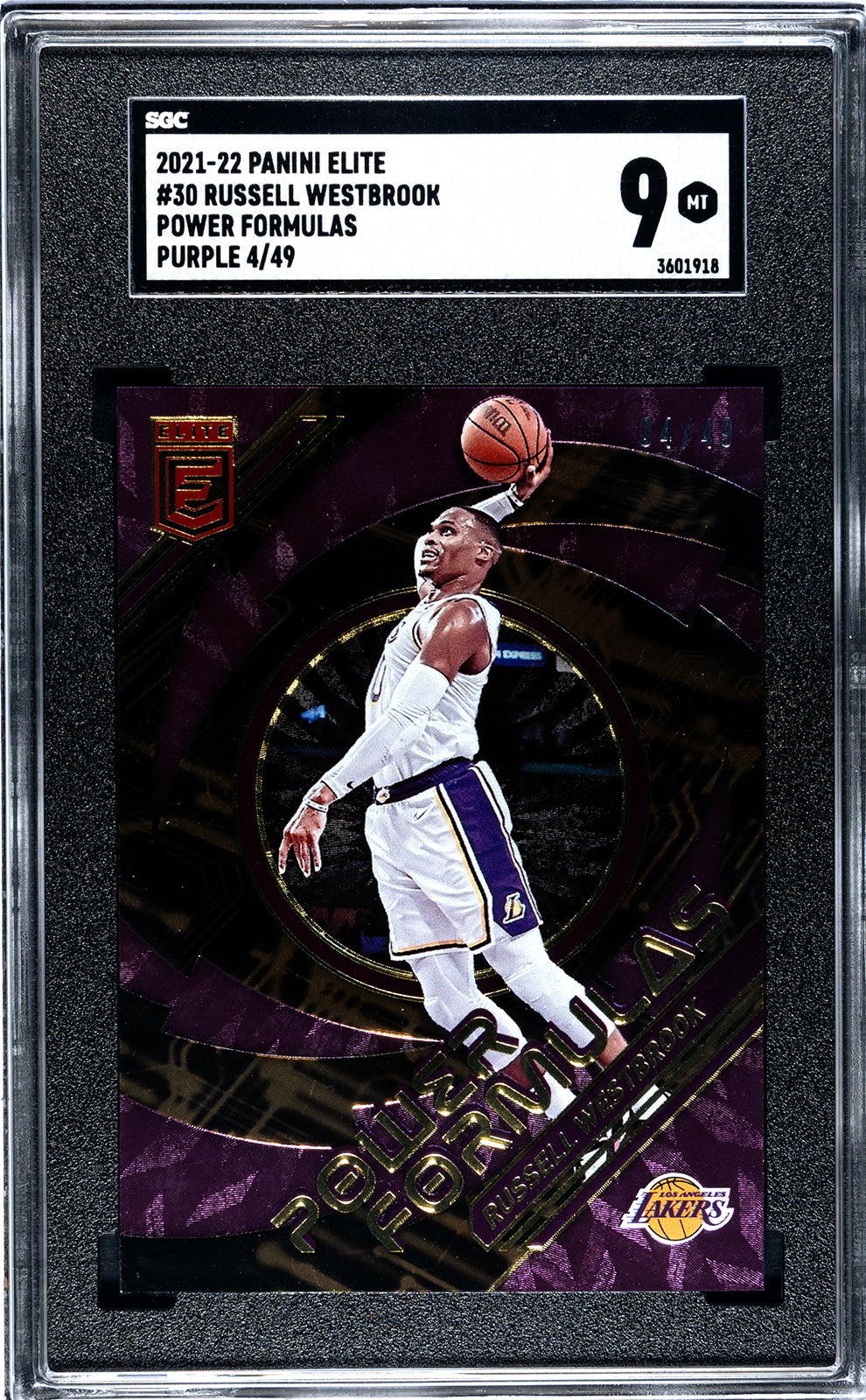 2021-22 Westbrook Panini Elite - SGC 9