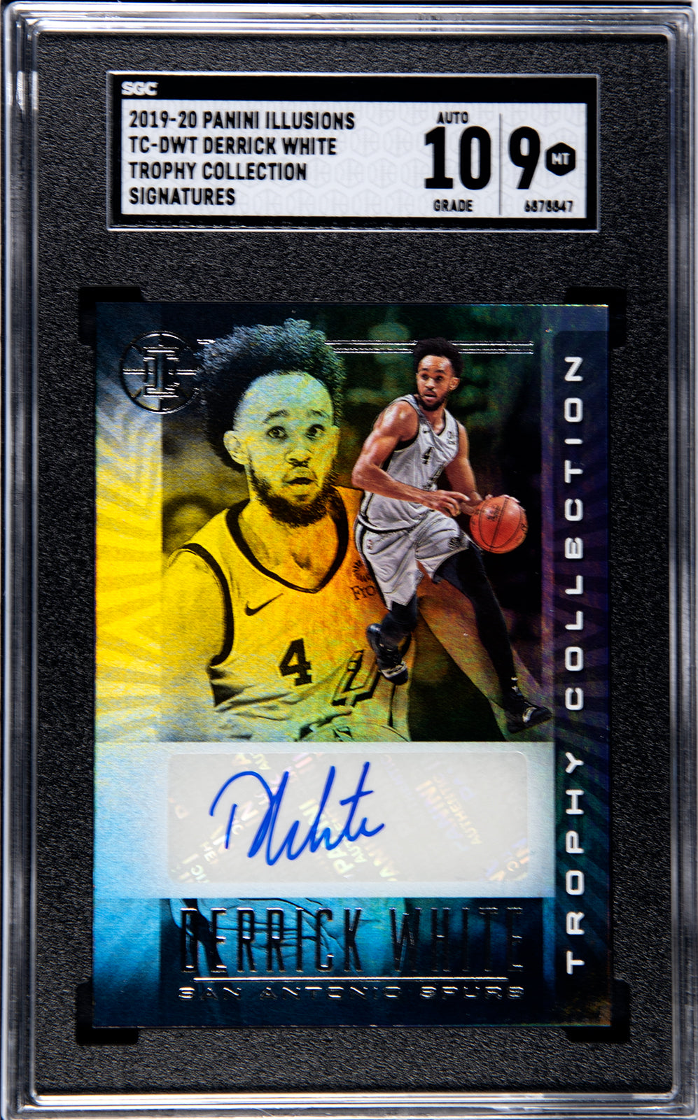 2019-20 White Panini Illusions - SGC 9-Auto-10