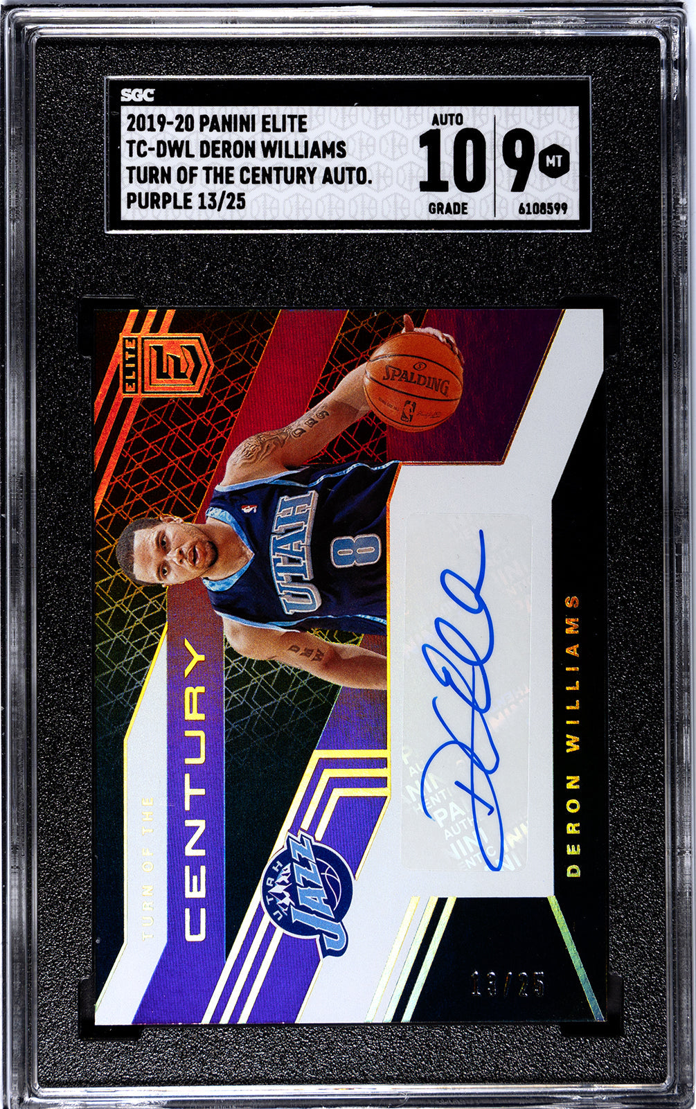2019-20 Williams Panini Elite - SGC 9-Auto-10