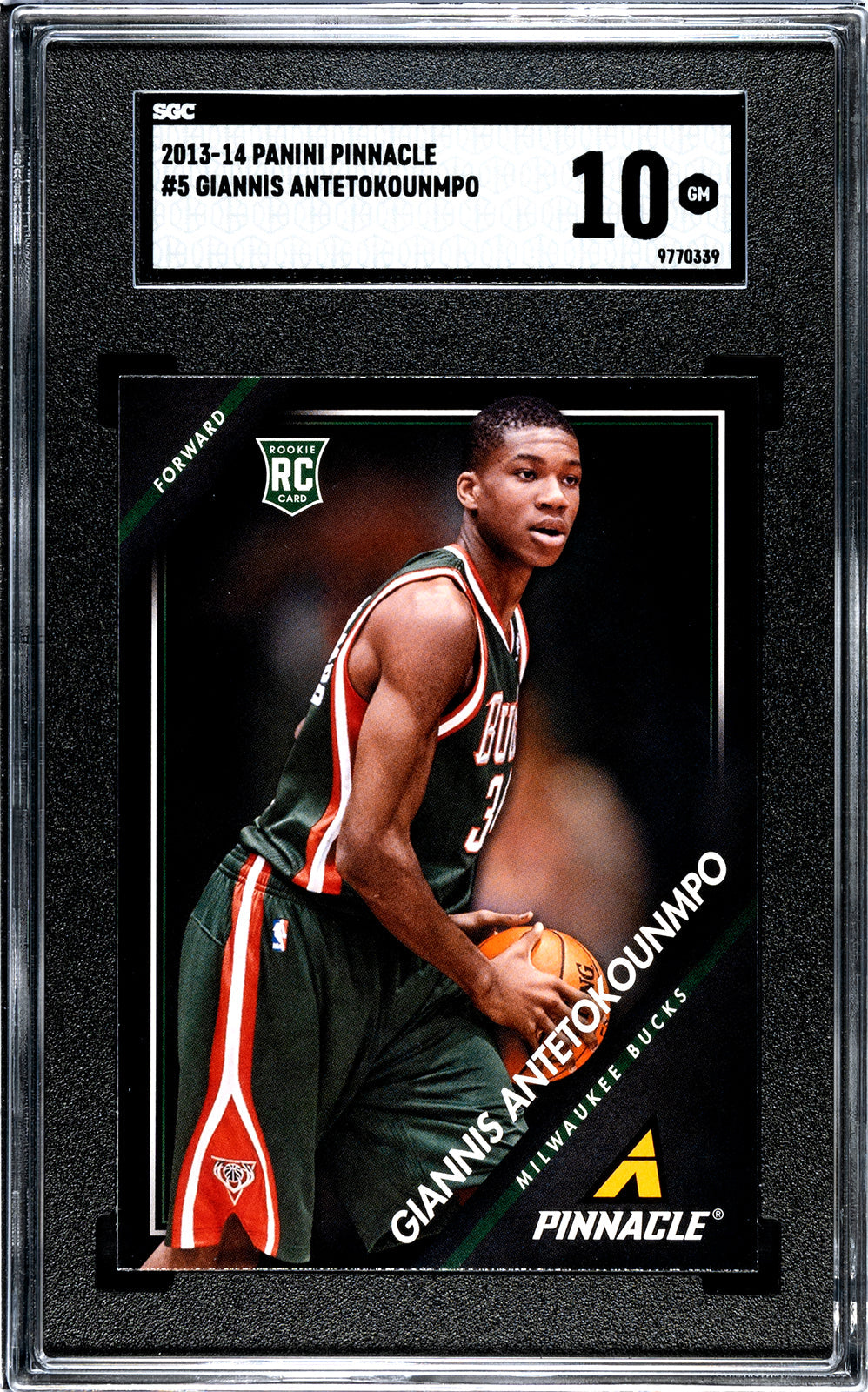 2013-14 Giannis Antetokounmpo Panini Pinnacle SGC 10