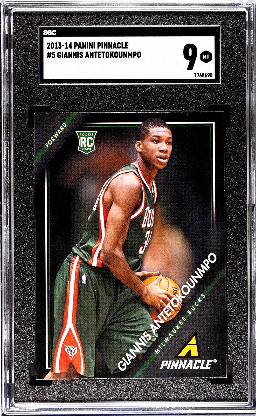2013-14 Giannis Antetokounmpo Panini Pinnacle SGC 9