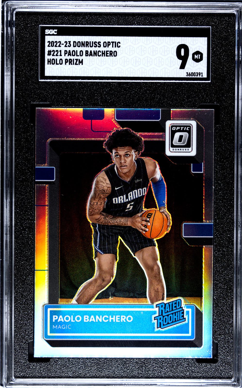 2024-25 P Banchero Panini Tly Cert GTS-PAO P Banchero Gold Team Signatures Mirror Blue SGC 8.55-Authenticuto-10
