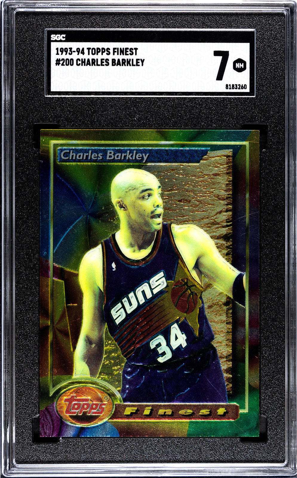 1993-94 Charles Barkley Topps Finest SGC 7