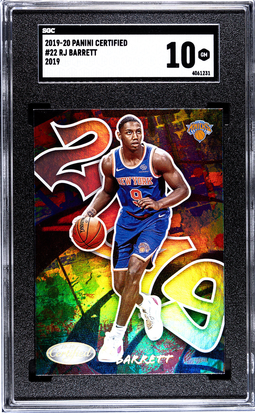 2019-20 RJ Barrett Panini Certified SGC 10