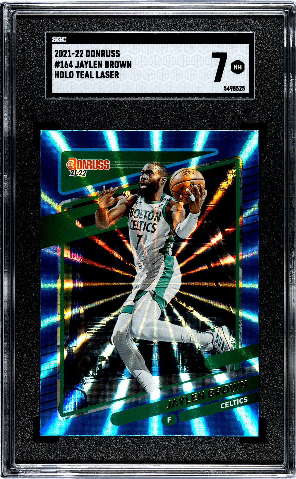 2020-21 Bruce Brown Panini Recon RS-BBR Bruce Brown Signatures Red SGC 9-Authenticuto-10