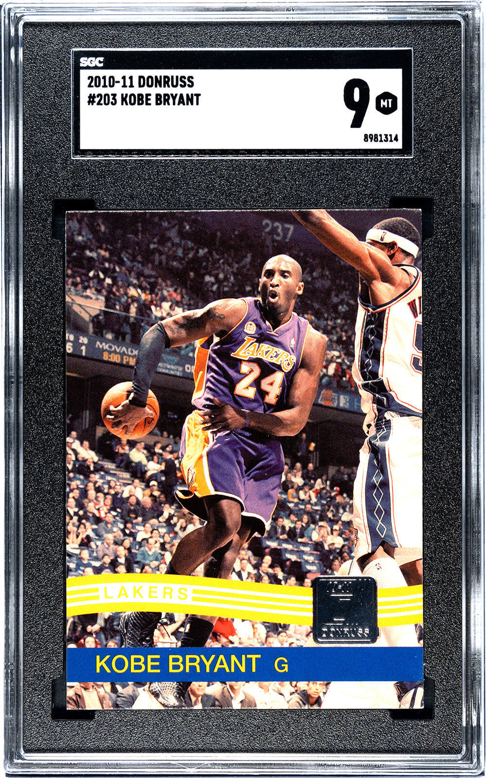 2010-11 Kobe Bryant Donruss SGC 9