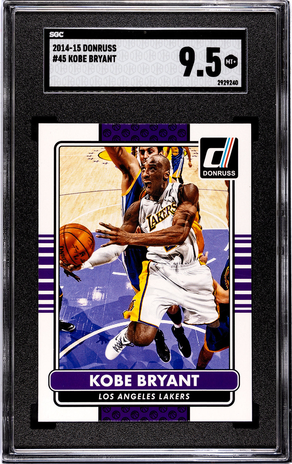 2014-15 Kobe Bryant Donruss SGC 9.5