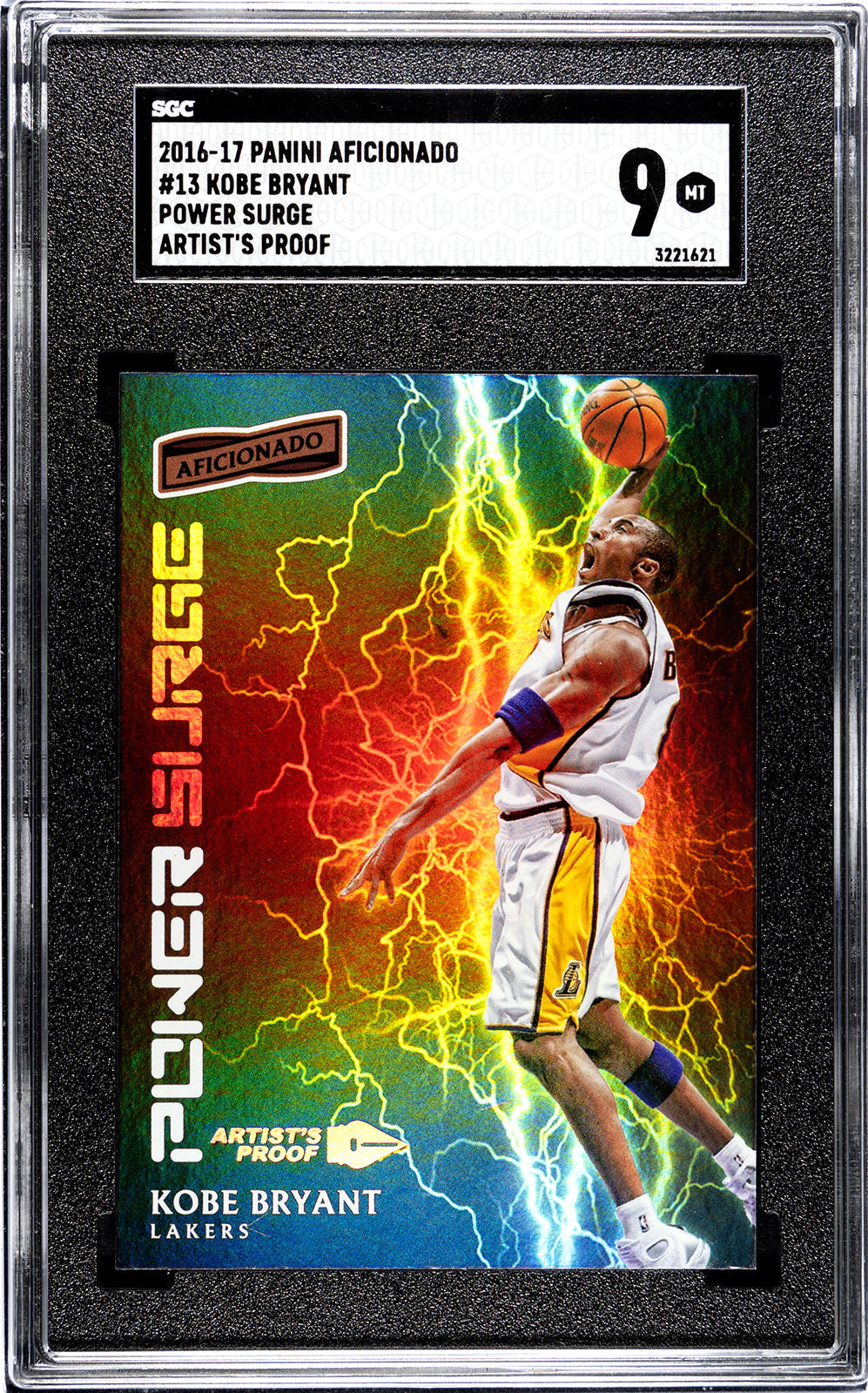 2016-17 Kobe Bryant Panini Aficionado SGC 9