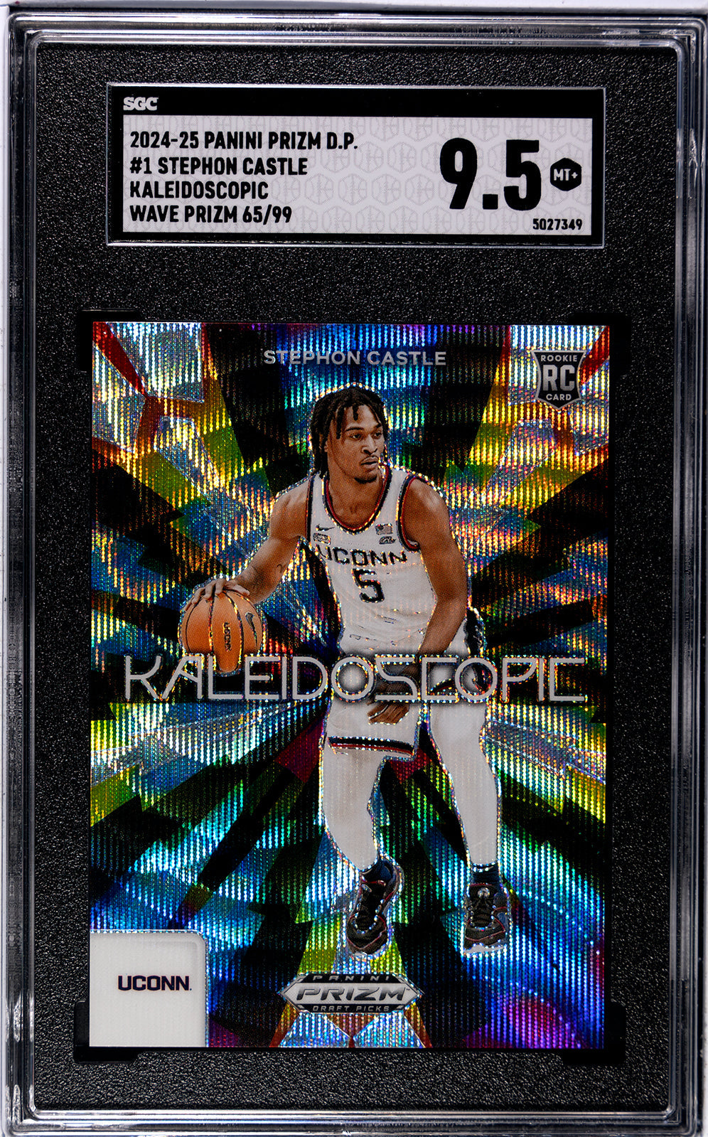 2024-25 Stephon Castle Panini Prizm DP SGC 9.55