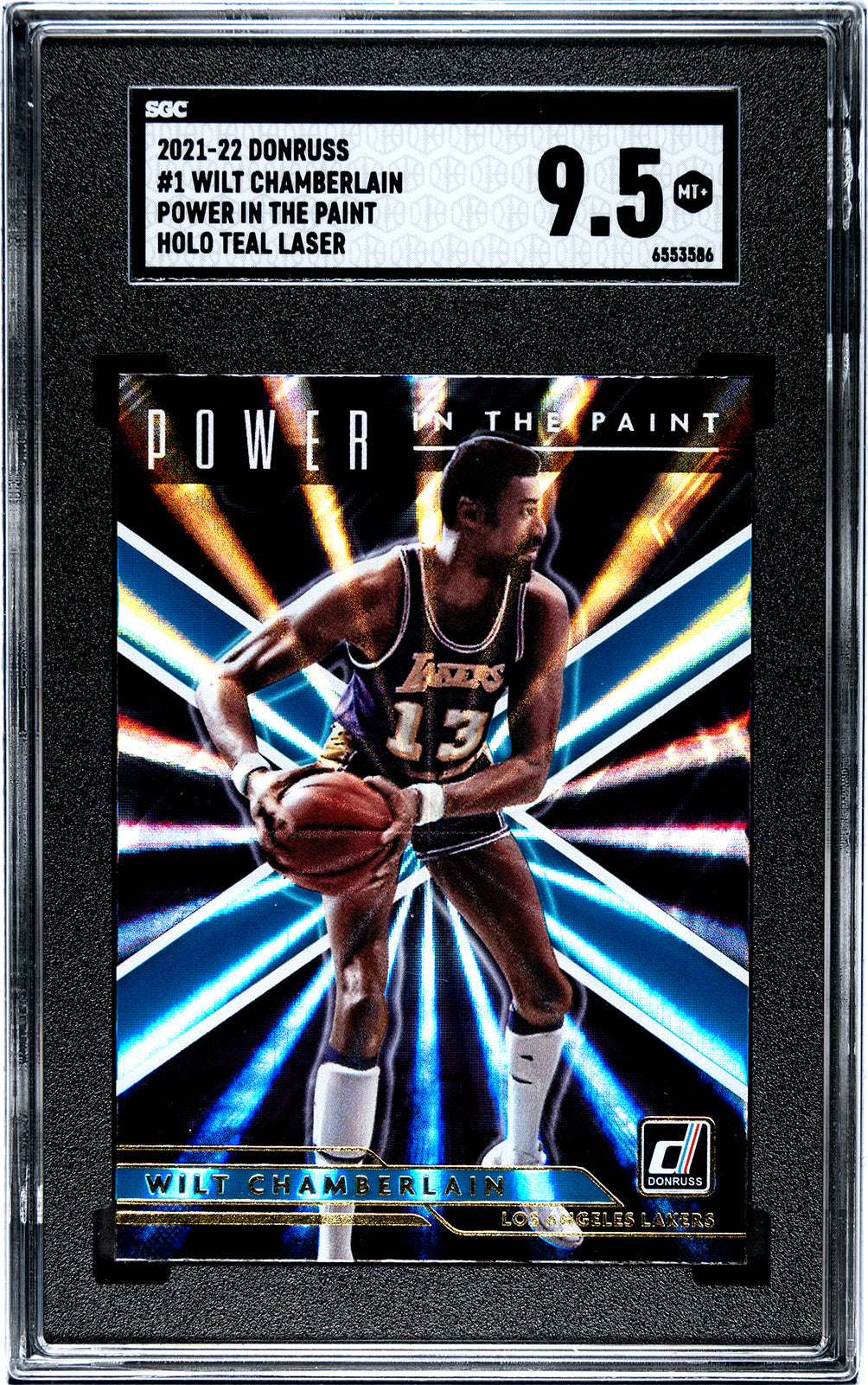 2021-22 Wilt Chamberlain Donruss SGC 9.55