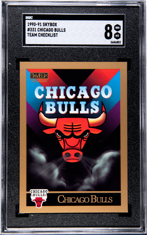 1990-91 Bulls Chicago Unknown SGC 8
