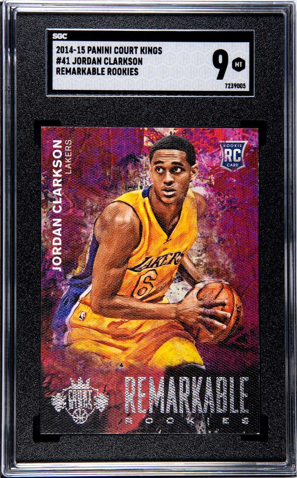 2014-15 Jordan Clarkson Panini Court Kings SGC 9