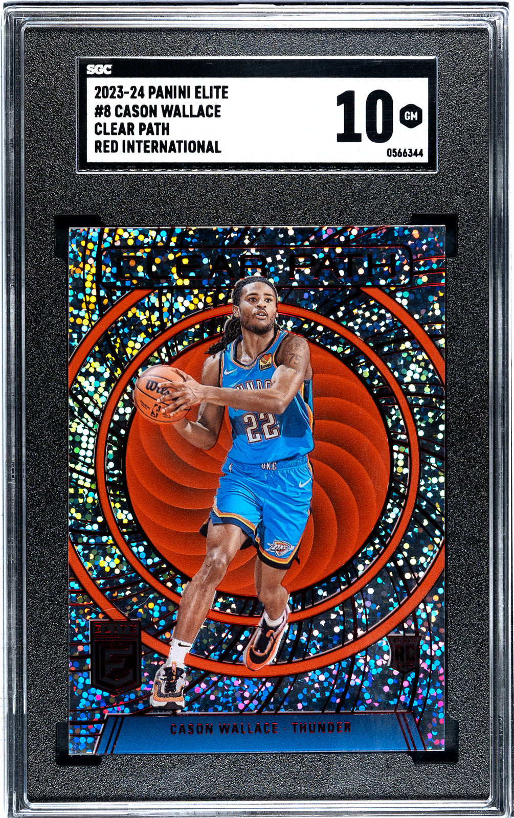 2023-24 Wallace Clear Panini Elite SGC 10