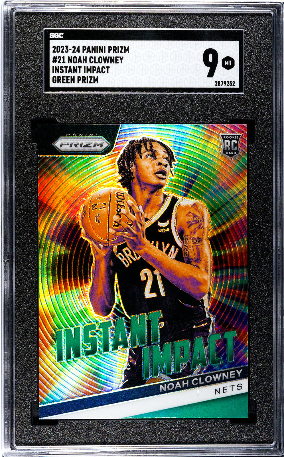 2023-24 Noah Clowney Panini Prizm SGC 9