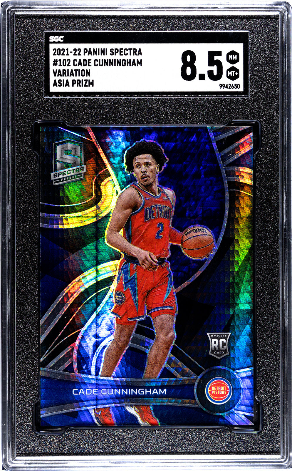 2021-22 Cade Cunningham Panini Spectra SGC 8.55