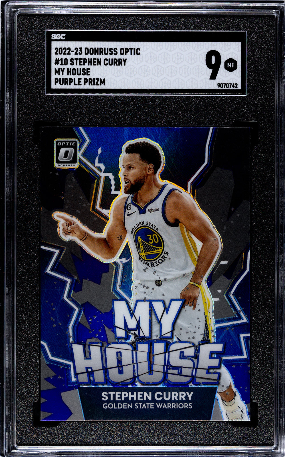 2021-22 Stephen Curry Panini Illusions SGC 9.55
