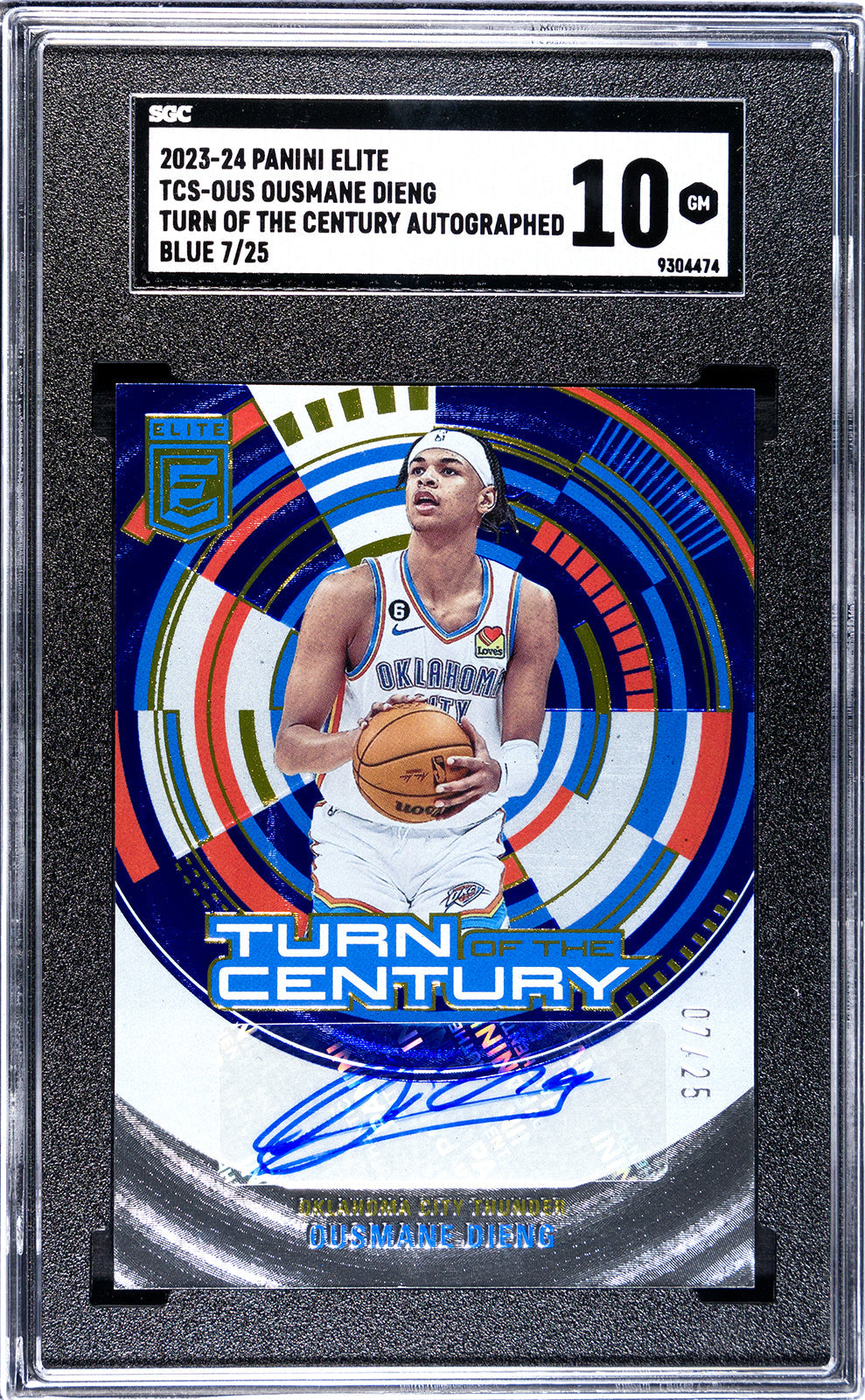 2023-24 Ousmane Dieng Panini Elite - SGC 10