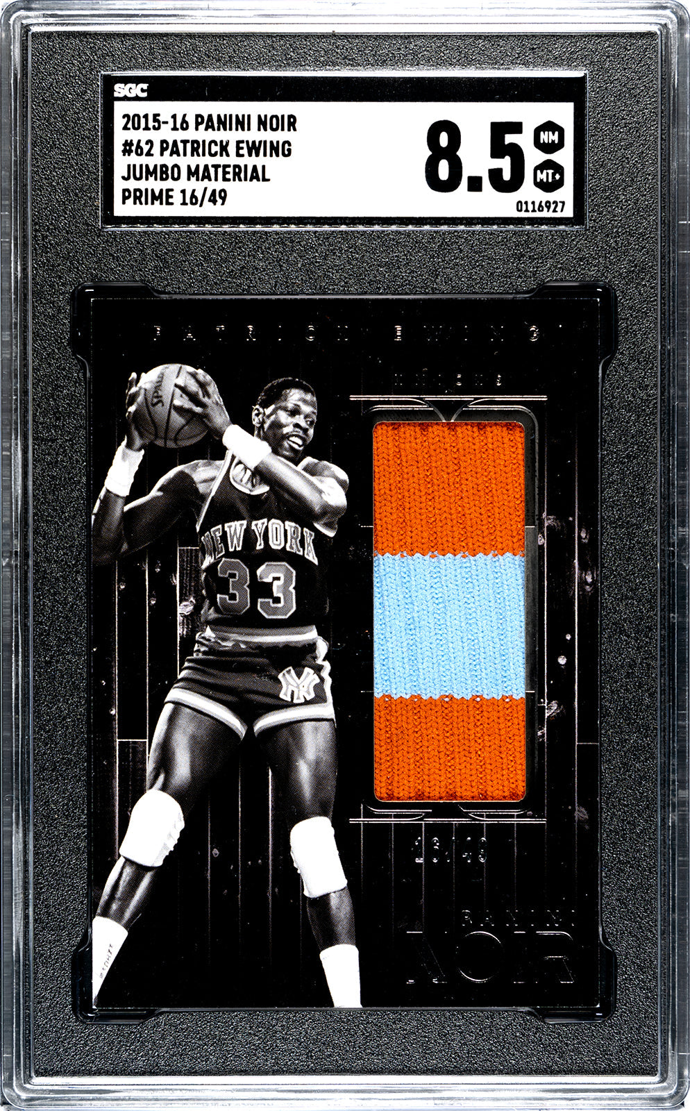 2015-16 Patrick Ewing Panini Noir - SGC 8pt5