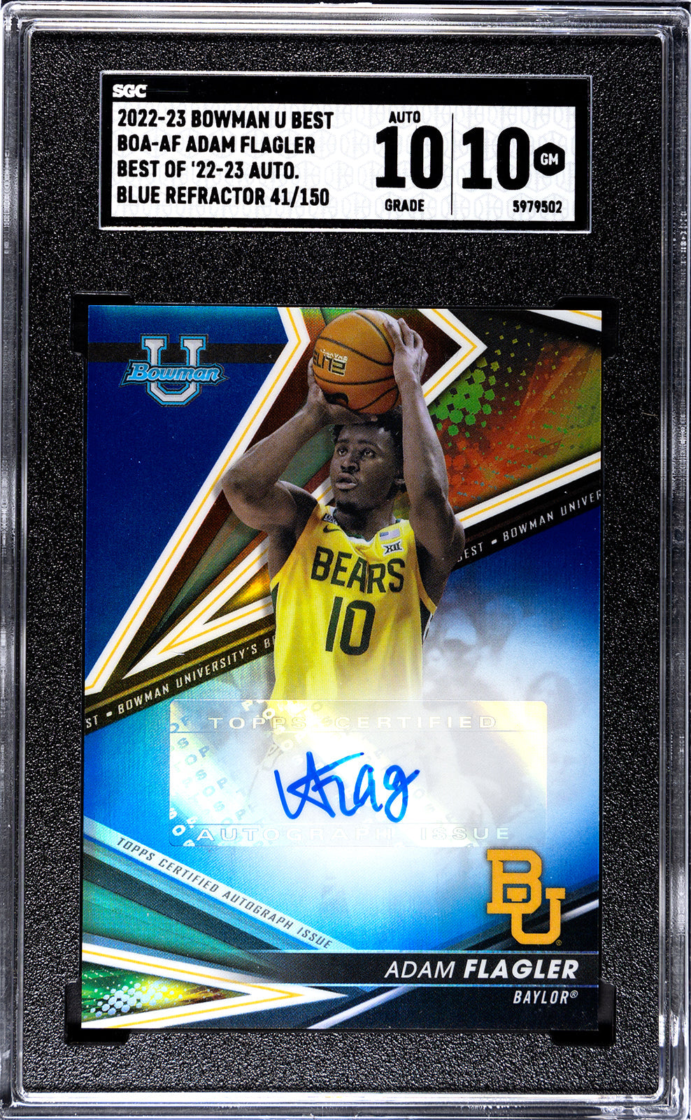 2022-23 Flagler Bowman University - SGC 10-Auto-10