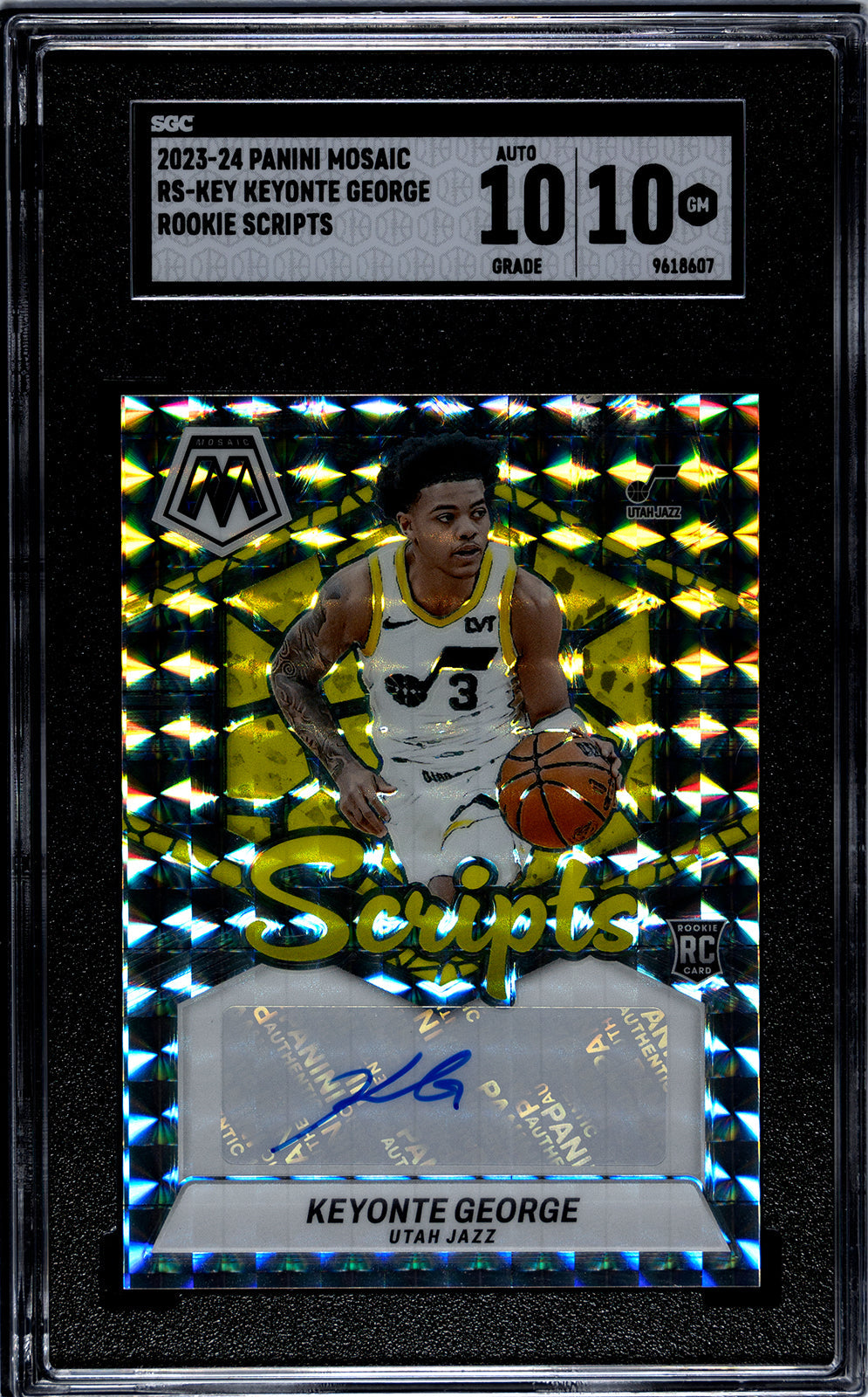 2023-24 George Panini Mosaic - SGC 10-Auto-10