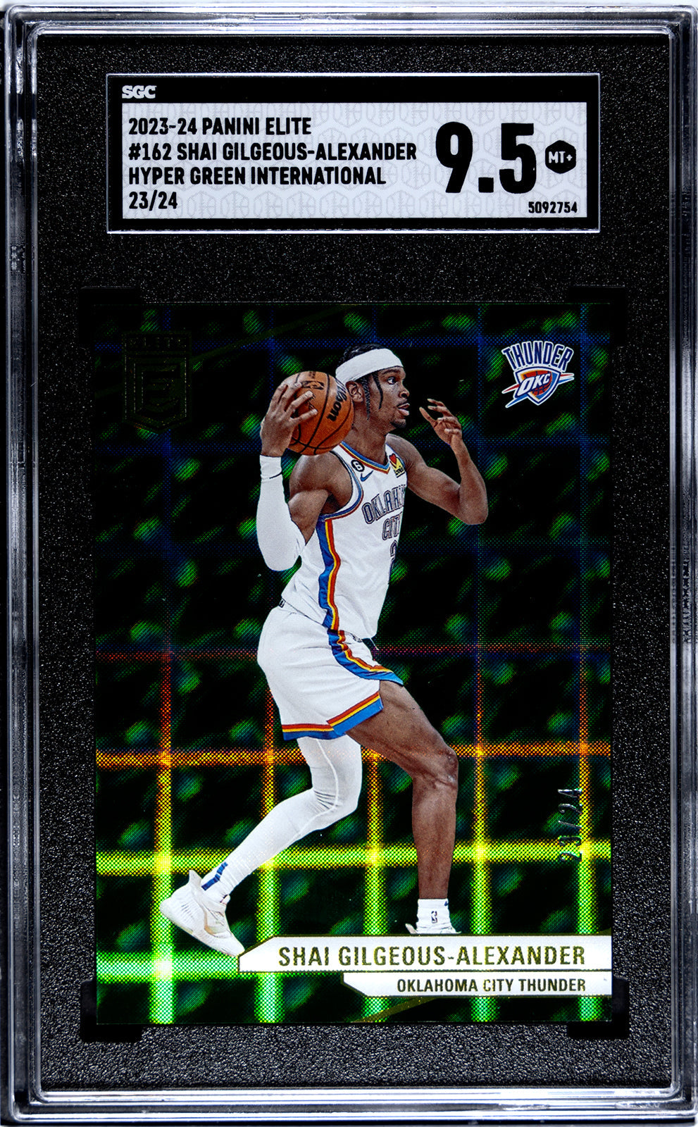 2023-24 Gilgeous Alexander Panini Elite - SGC 9pt5