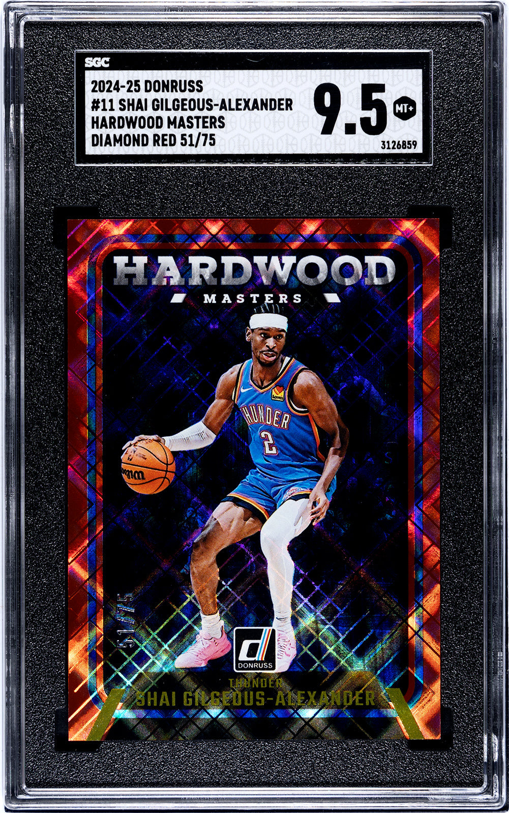 2024-25 Gilgeous Alexander Donruss 11 - SGC 9pt5