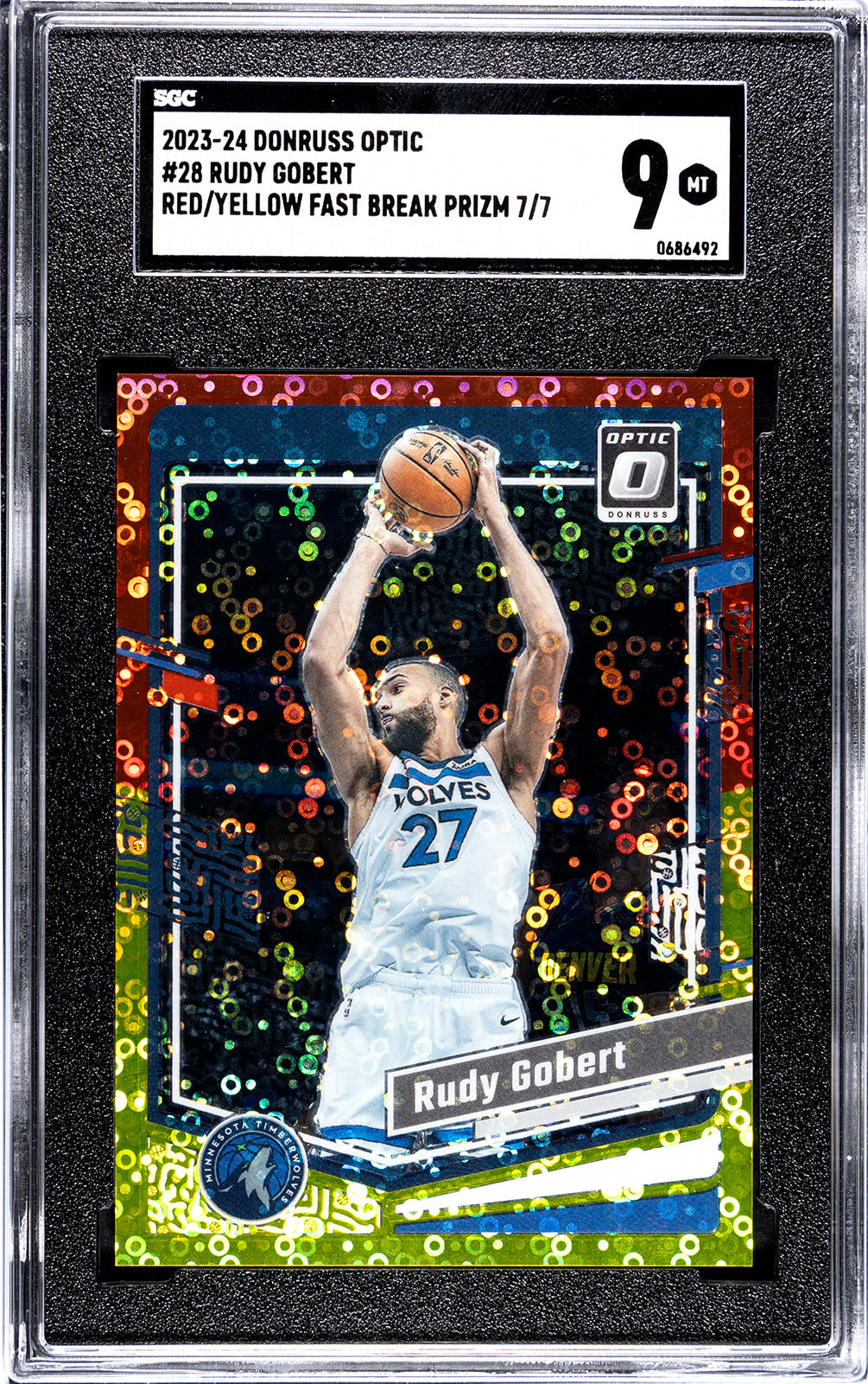 2023-24 Gobert Donruss Optic - SGC 9