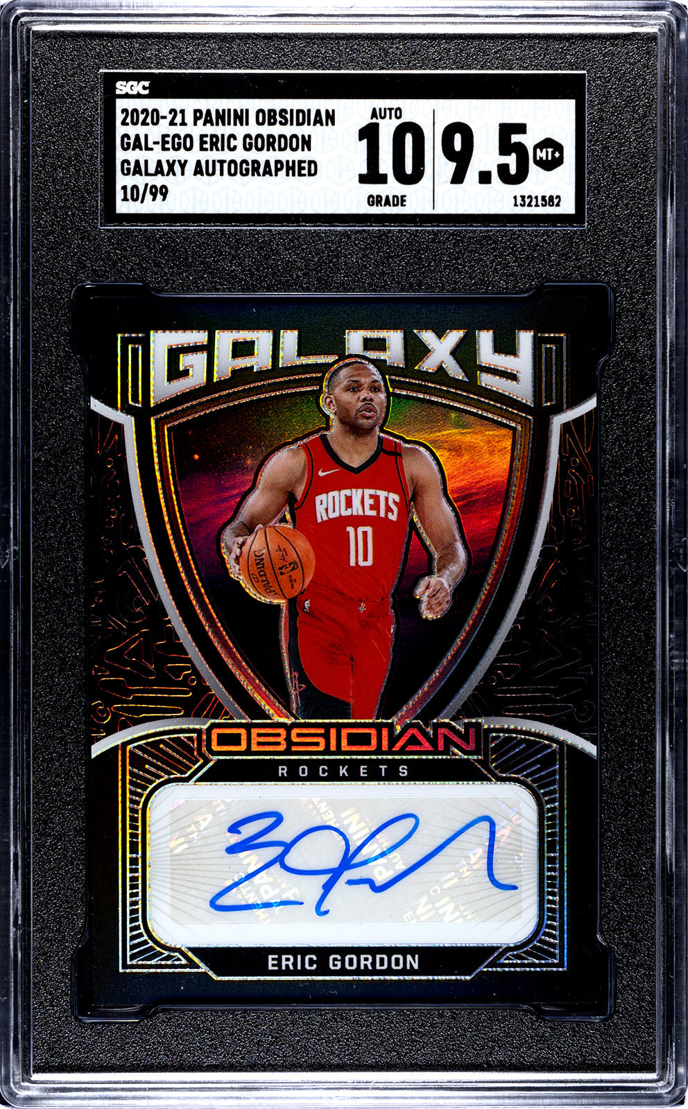 2020-21 Gordon Panini Obsidian - SGC 9pt5-Auto-10
