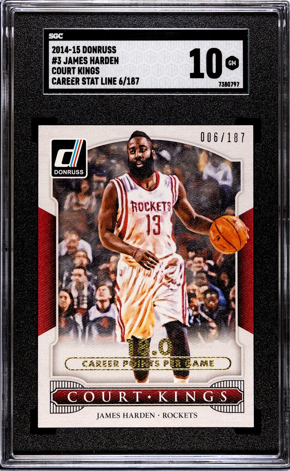 2014-15 Harden Donruss 3 - SGC 10