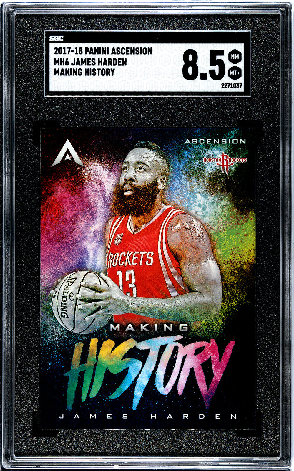 2017-18 Harden Panini Ascension - SGC 8pt5